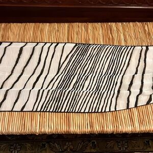 Black and white scarf/wrap